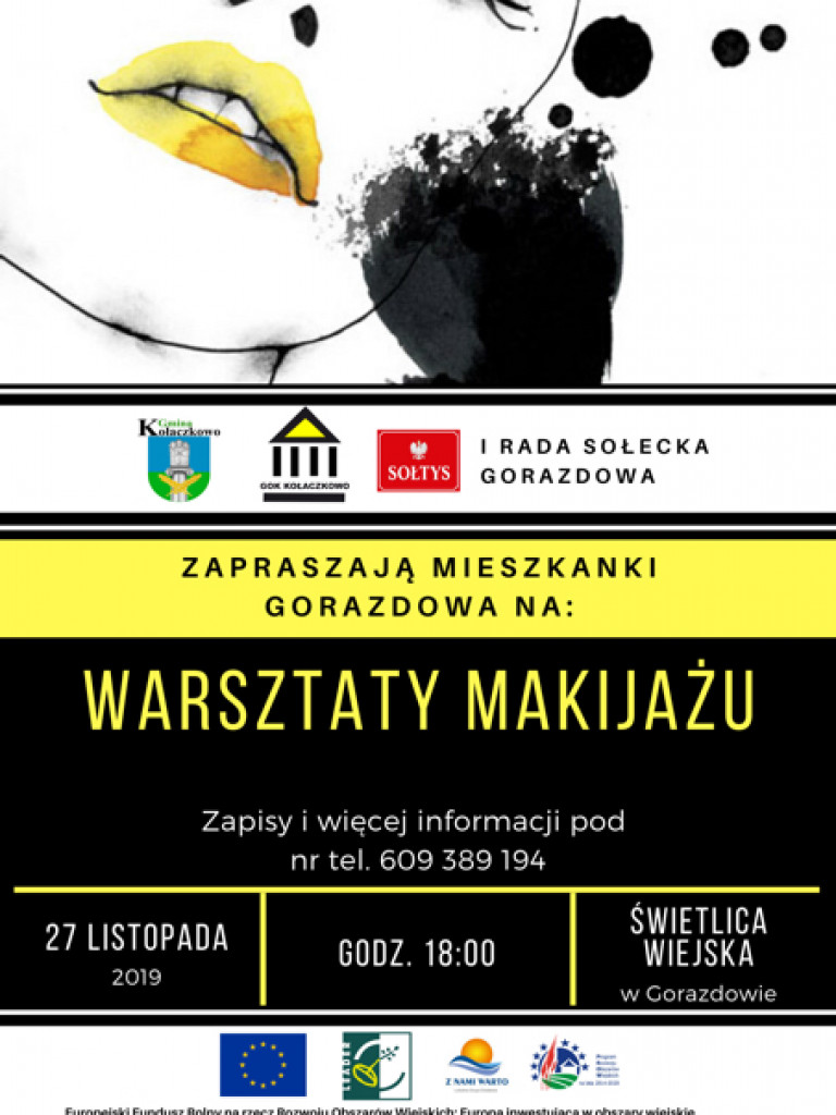 Warsztaty makijażu dla mieszkanek gminy Kołaczkowo