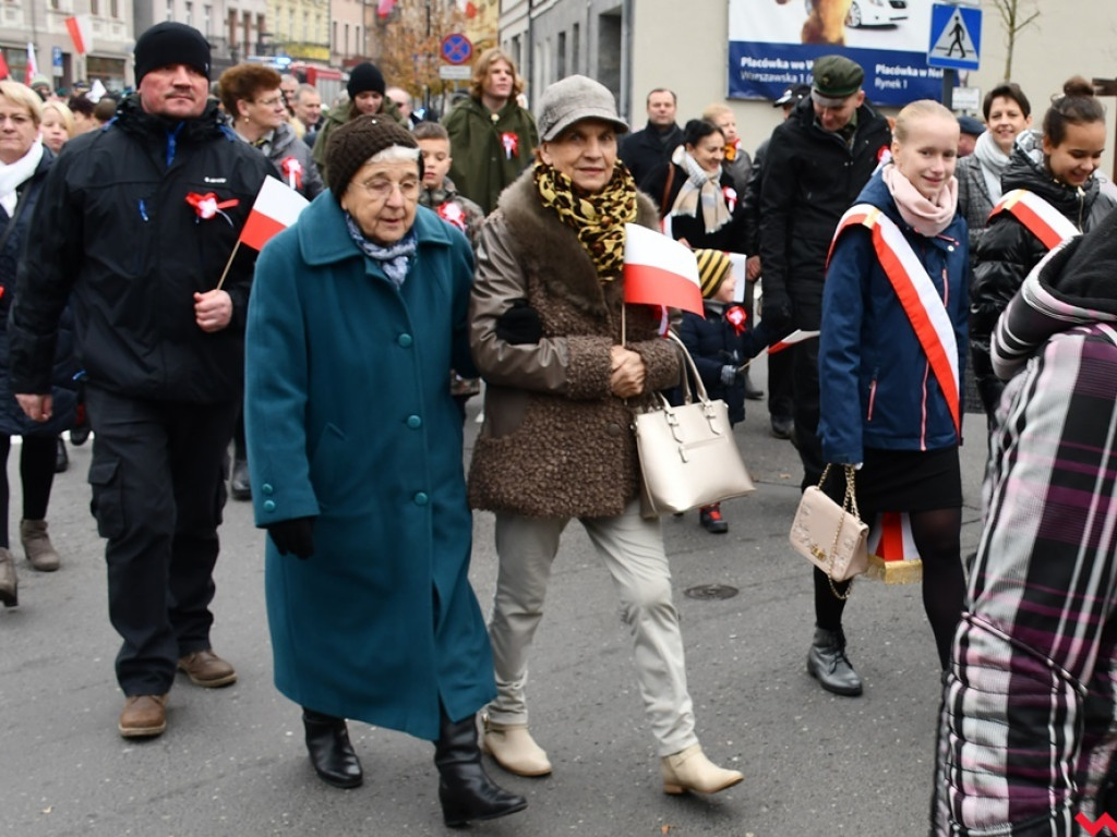 Tłumy wrześnian na ulicach. Świętowaliśmy początek drugiego stulecia niepodległości