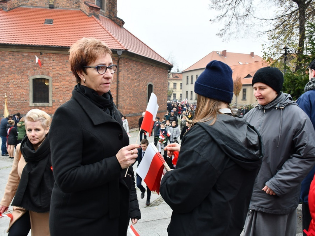 Tłumy wrześnian na ulicach. Świętowaliśmy początek drugiego stulecia niepodległości