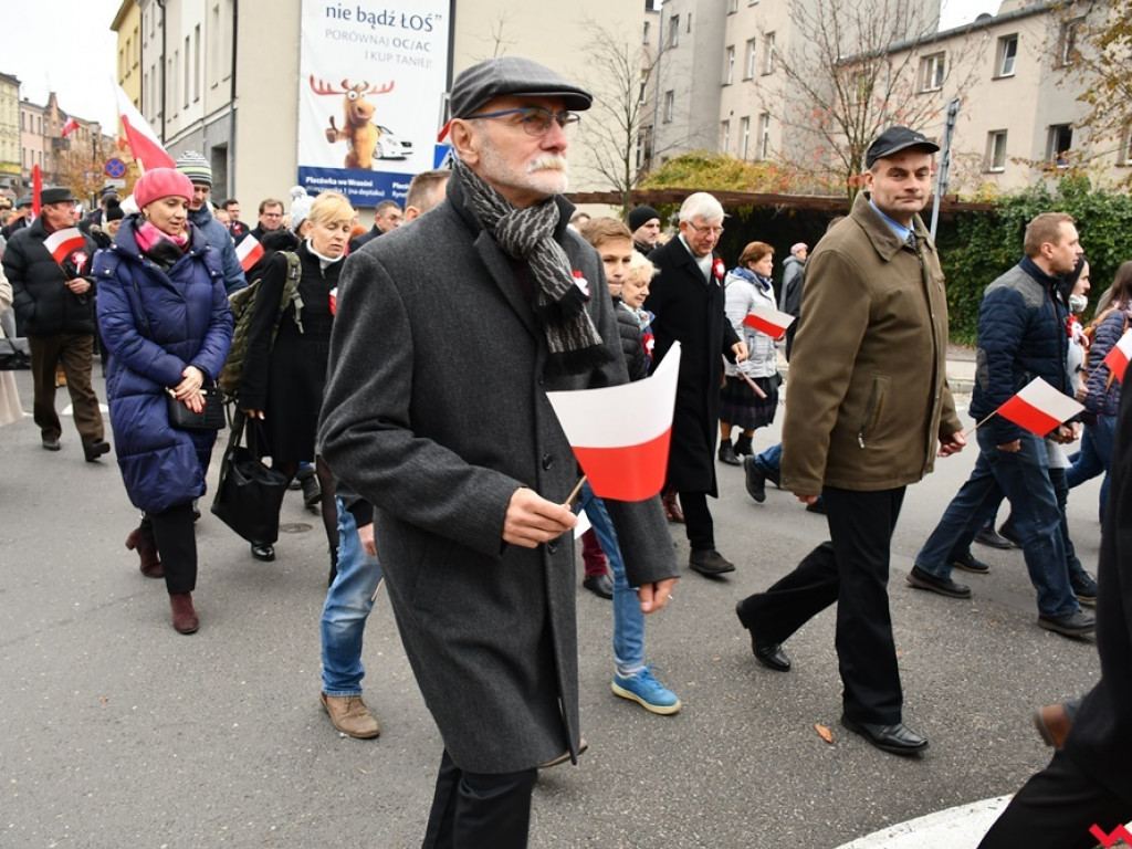Tłumy wrześnian na ulicach. Świętowaliśmy początek drugiego stulecia niepodległości