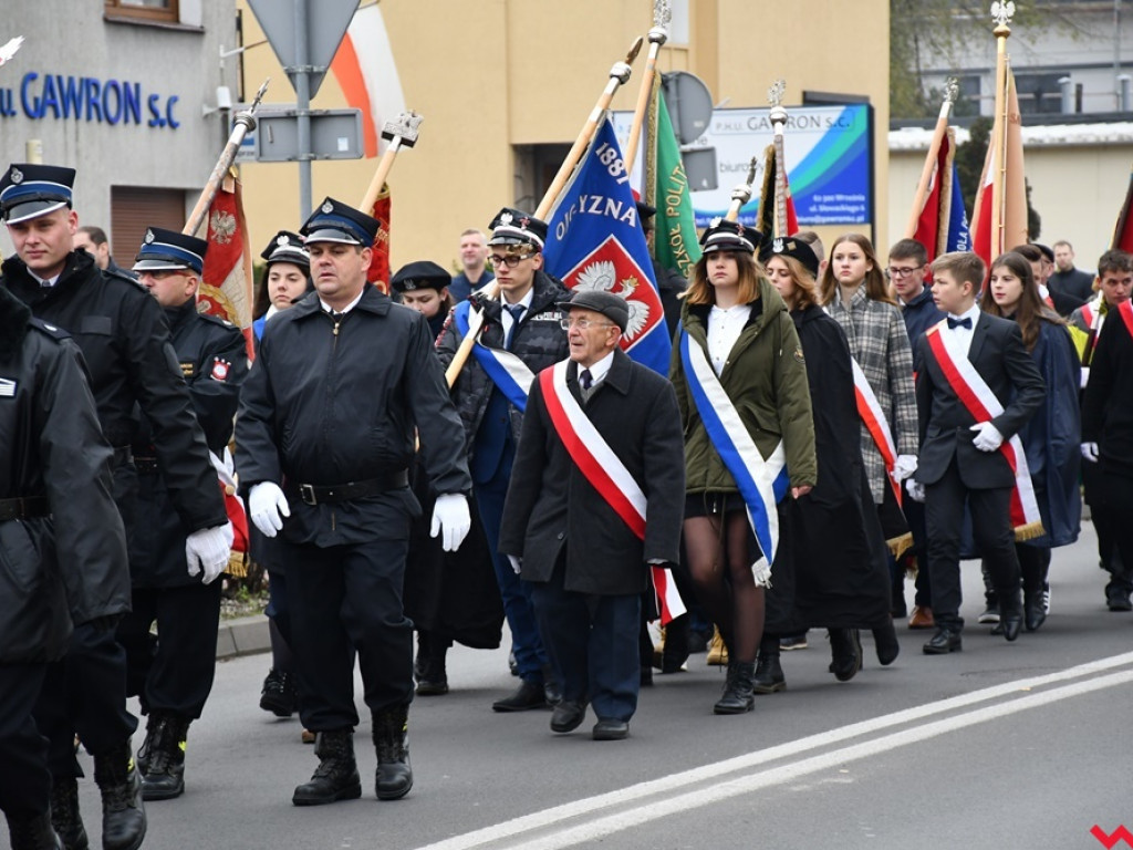 Tłumy wrześnian na ulicach. Świętowaliśmy początek drugiego stulecia niepodległości