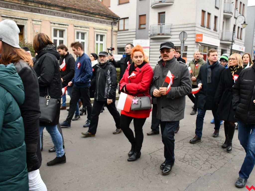 Tłumy wrześnian na ulicach. Świętowaliśmy początek drugiego stulecia niepodległości