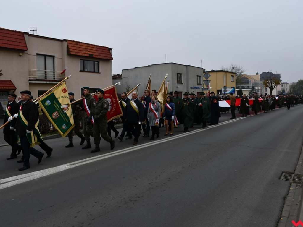 Tłumy wrześnian na ulicach. Świętowaliśmy początek drugiego stulecia niepodległości