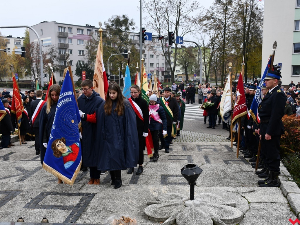 Tłumy wrześnian na ulicach. Świętowaliśmy początek drugiego stulecia niepodległości