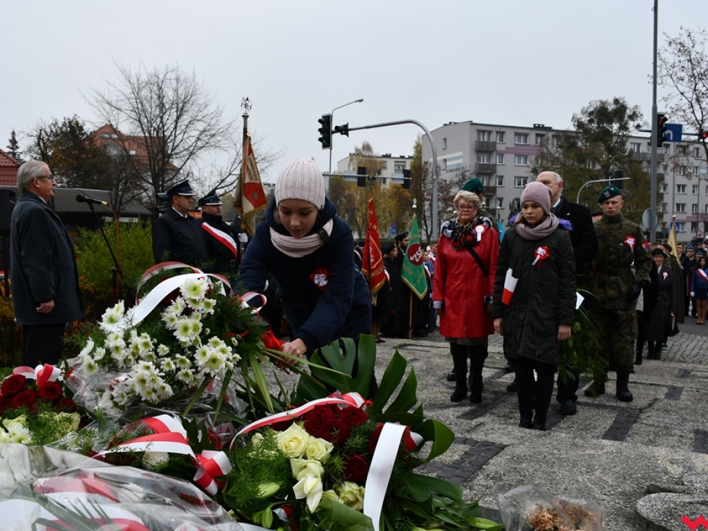 Tłumy wrześnian na ulicach. Świętowaliśmy początek drugiego stulecia niepodległości