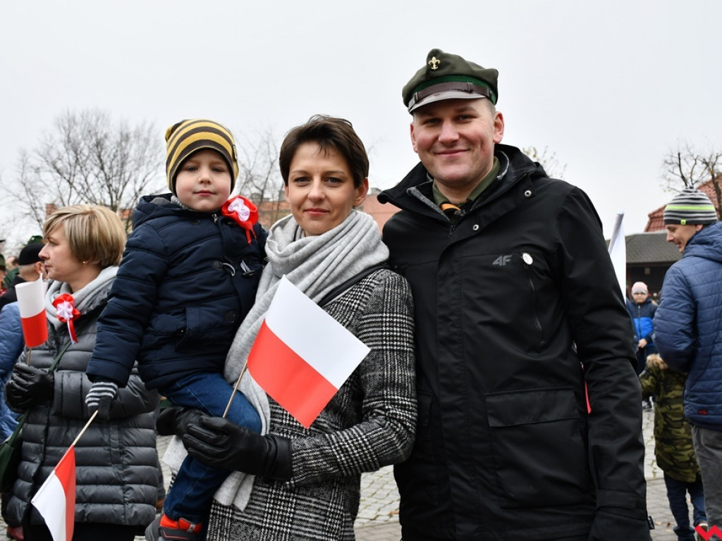Tłumy wrześnian na ulicach. Świętowaliśmy początek drugiego stulecia niepodległości