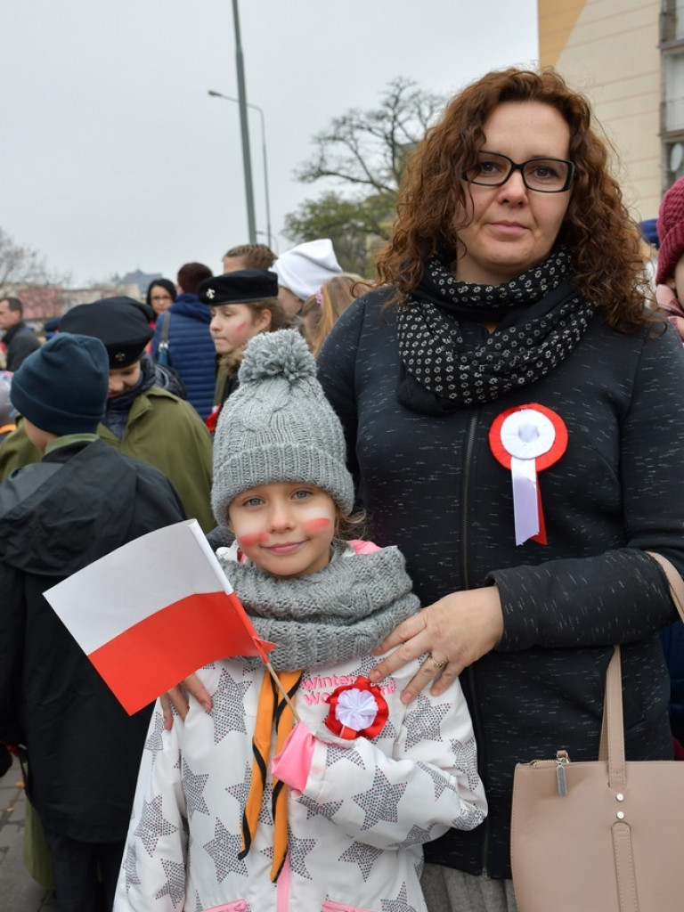 Tłumy wrześnian na ulicach. Świętowaliśmy początek drugiego stulecia niepodległości
