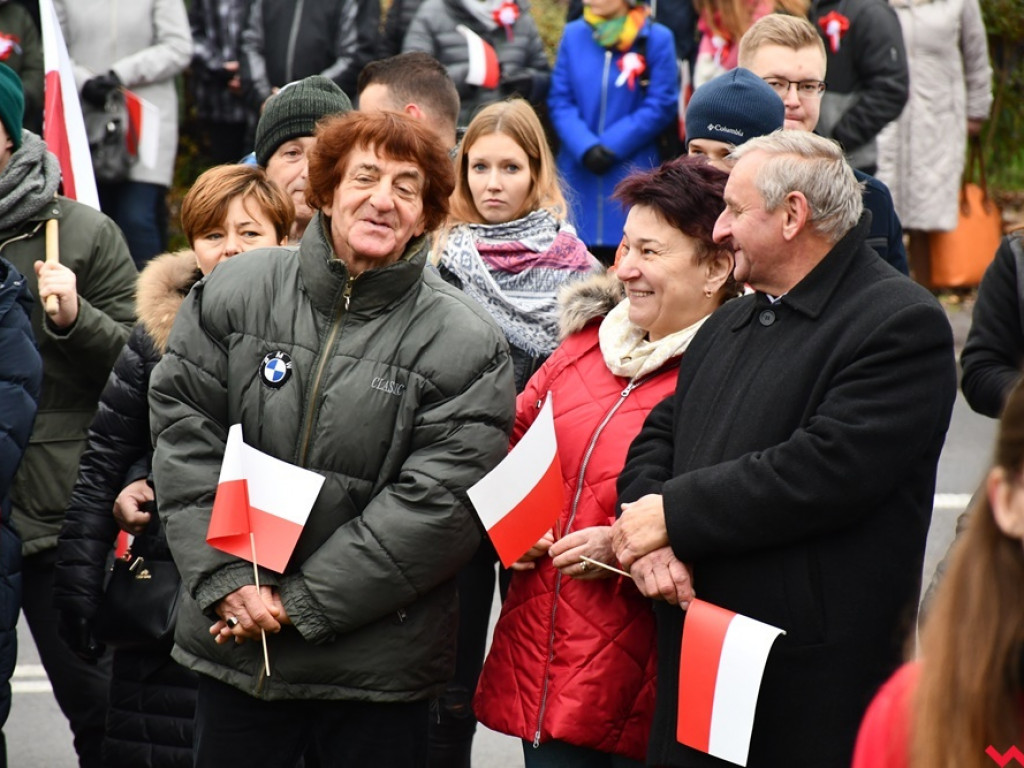 Tłumy wrześnian na ulicach. Świętowaliśmy początek drugiego stulecia niepodległości