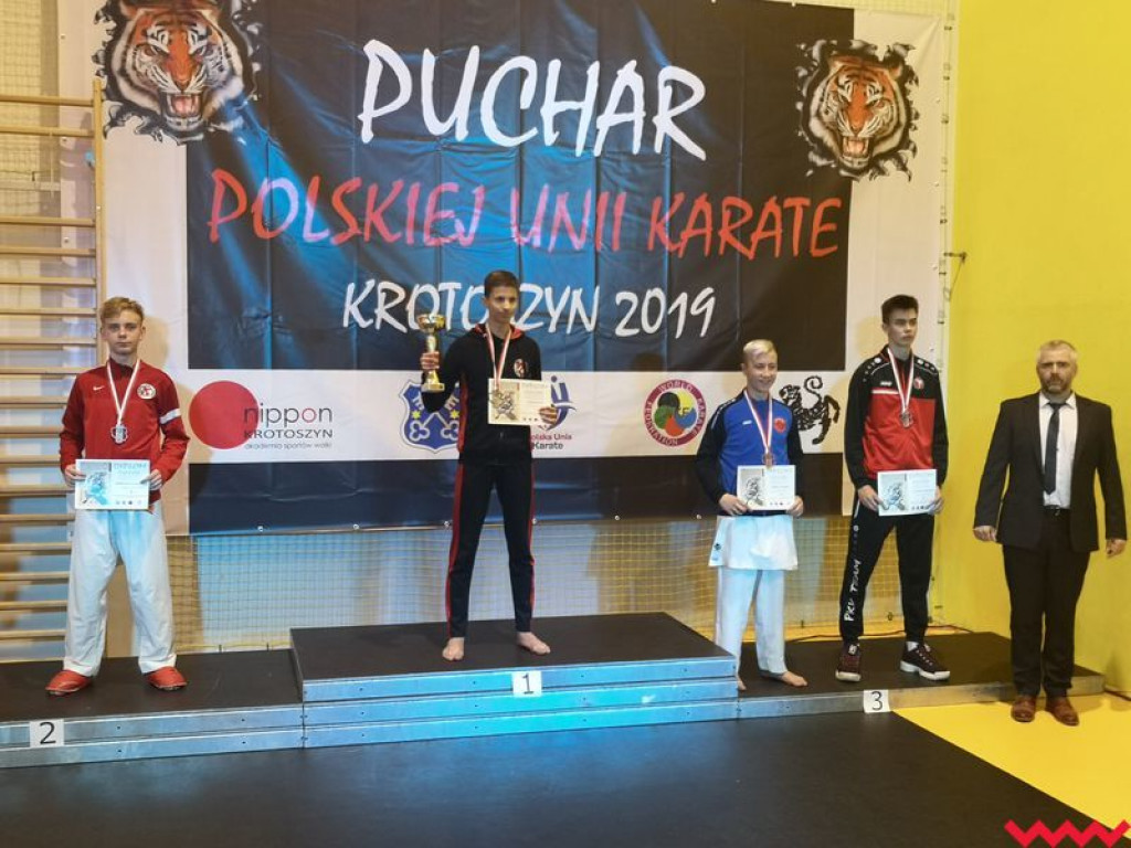 Dwa medale zawodników Wrzesińskiego Klubu Karate podczas turnieju w Krotoszynie