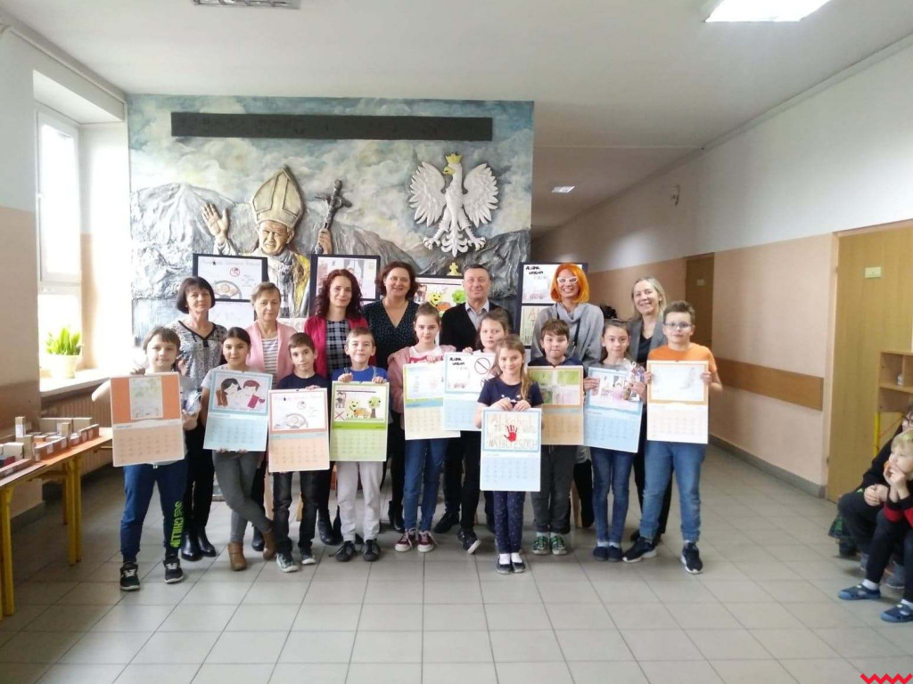 Najlepsze profilaktyczne prace znalazły się na kalendarzach