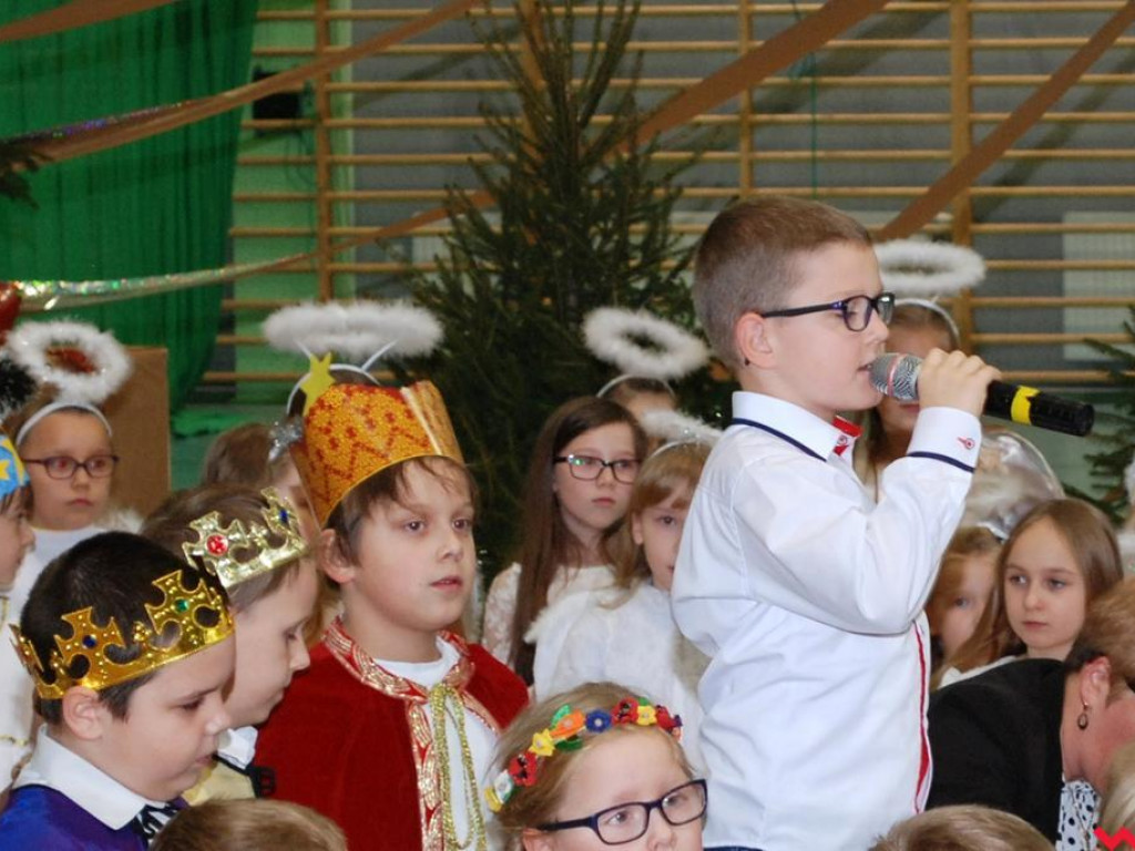 Uczniowie Szkoły Podstawowej wystawili jasełka