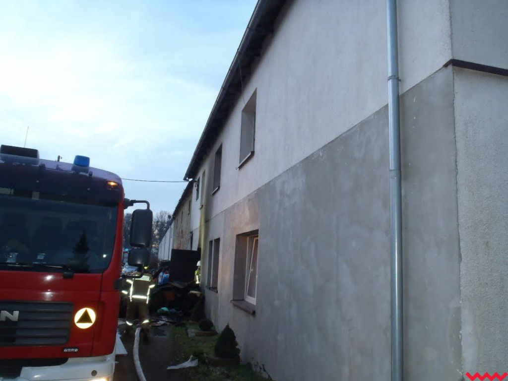 Poranek z wyciem syren. Pożar domu pod Wrześnią