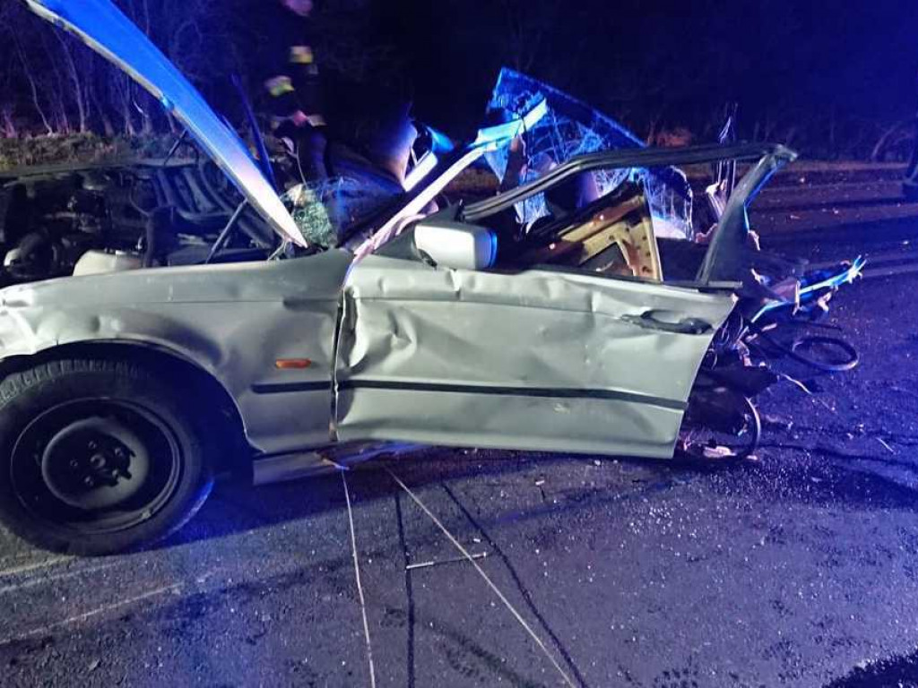 Strażacy wyjeżdżali do czterech wypadków – w każdym z nich uczestniczyła „beemka”