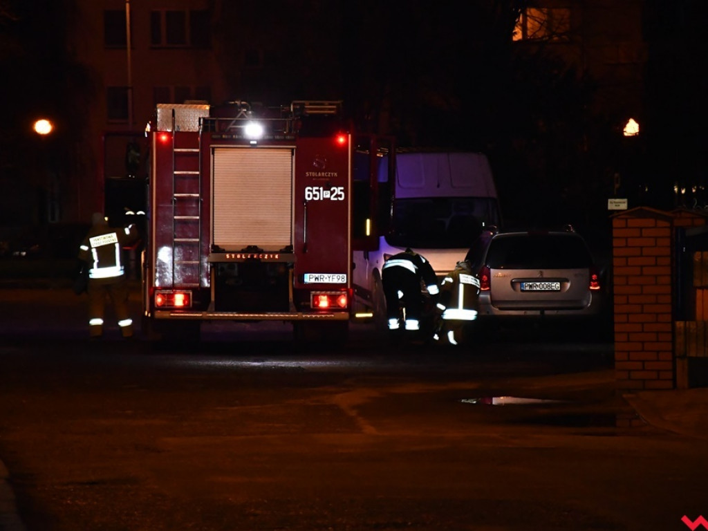 Pralka w płomieniach. Straż pożarna interweniowała we Wrześni