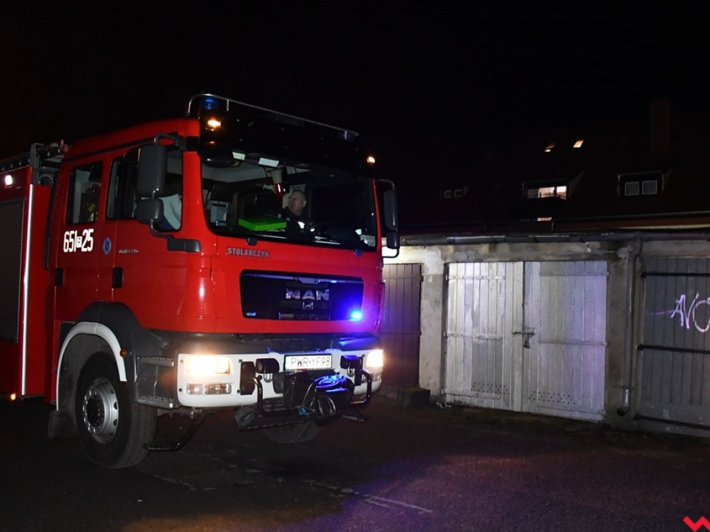 Pralka w płomieniach. Straż pożarna interweniowała we Wrześni
