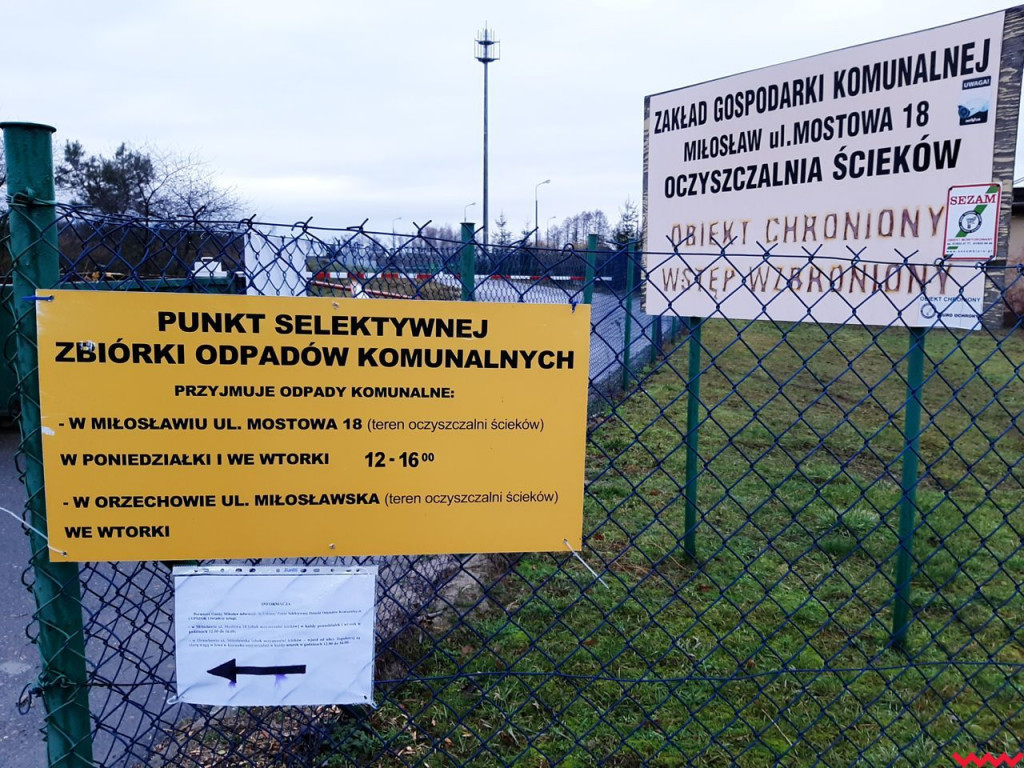 PSZOK-i w Miłosławiu i Orzechowie nie są już śmietniskami