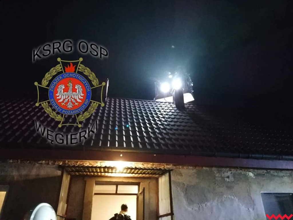 Ruszyli do pożaru poddasza, a ugasili sadzę w kominie