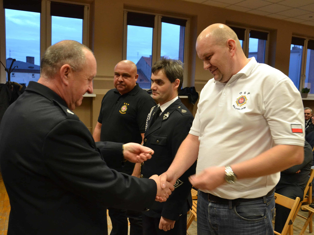 Garść pochwał i odznaczeń dla strażaków ochotników z Miłosławia