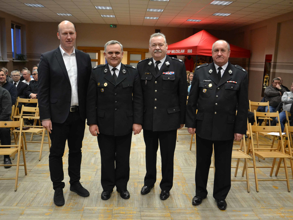 Garść pochwał i odznaczeń dla strażaków ochotników z Miłosławia