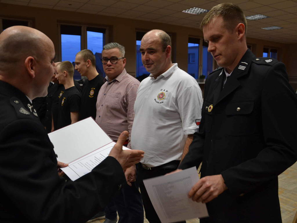 Garść pochwał i odznaczeń dla strażaków ochotników z Miłosławia