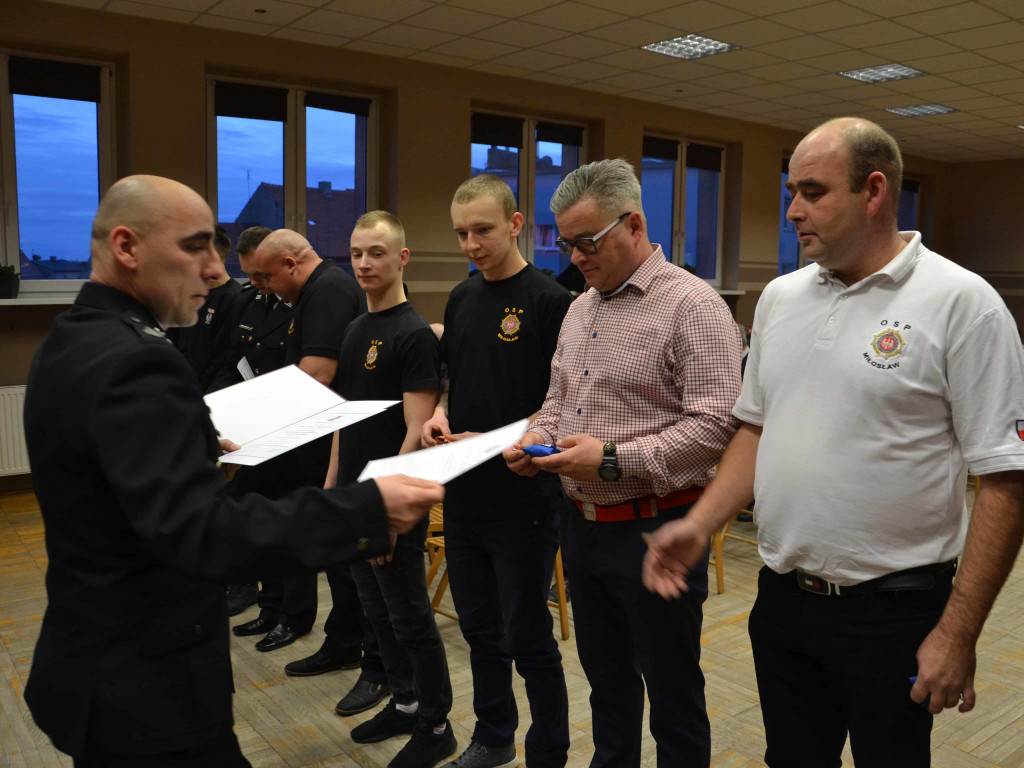 Garść pochwał i odznaczeń dla strażaków ochotników z Miłosławia