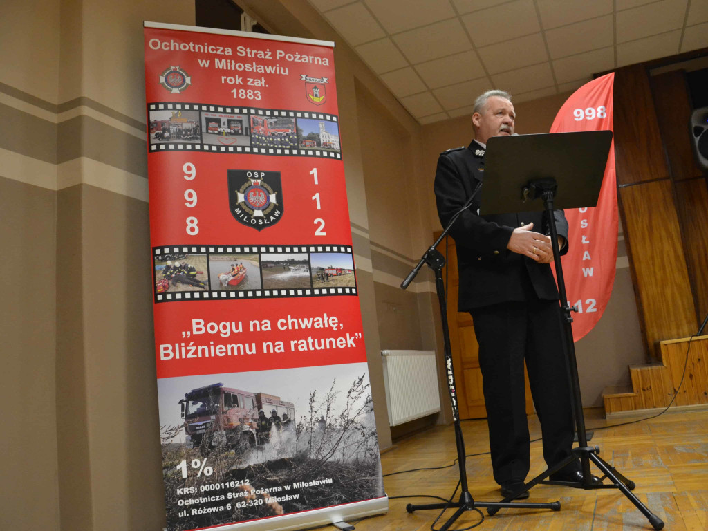 Garść pochwał i odznaczeń dla strażaków ochotników z Miłosławia