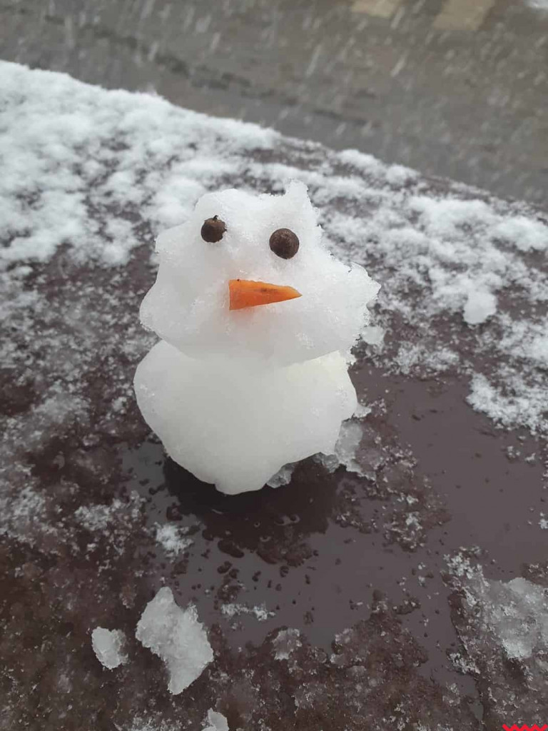 Spadł pierwszy śnieg. Dzieci w siódmym niebie