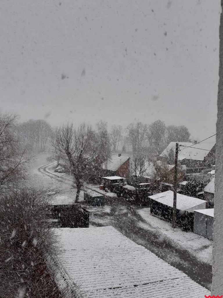 Spadł pierwszy śnieg. Dzieci w siódmym niebie