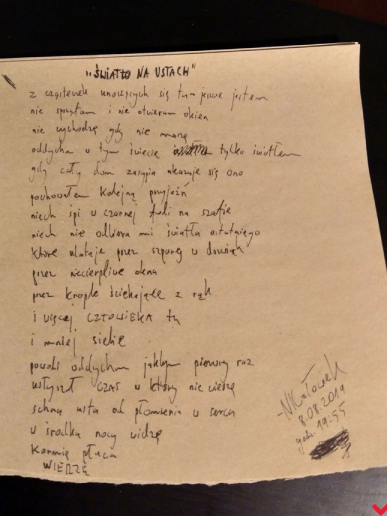 „Piszę, żeby oddychać