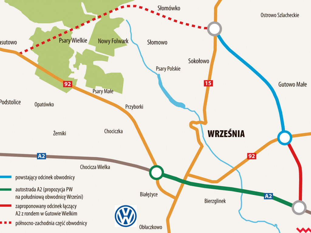 Debata o obwodnicy Wrześni bez udziału włodarzy