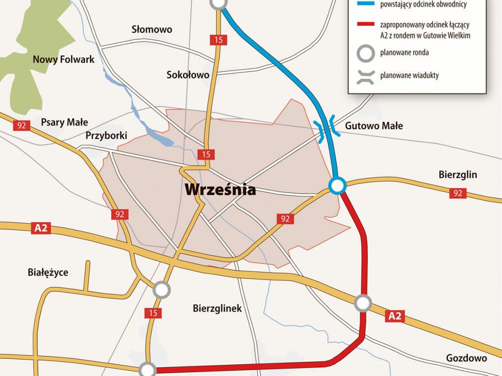 Debata o obwodnicy Wrześni bez udziału włodarzy