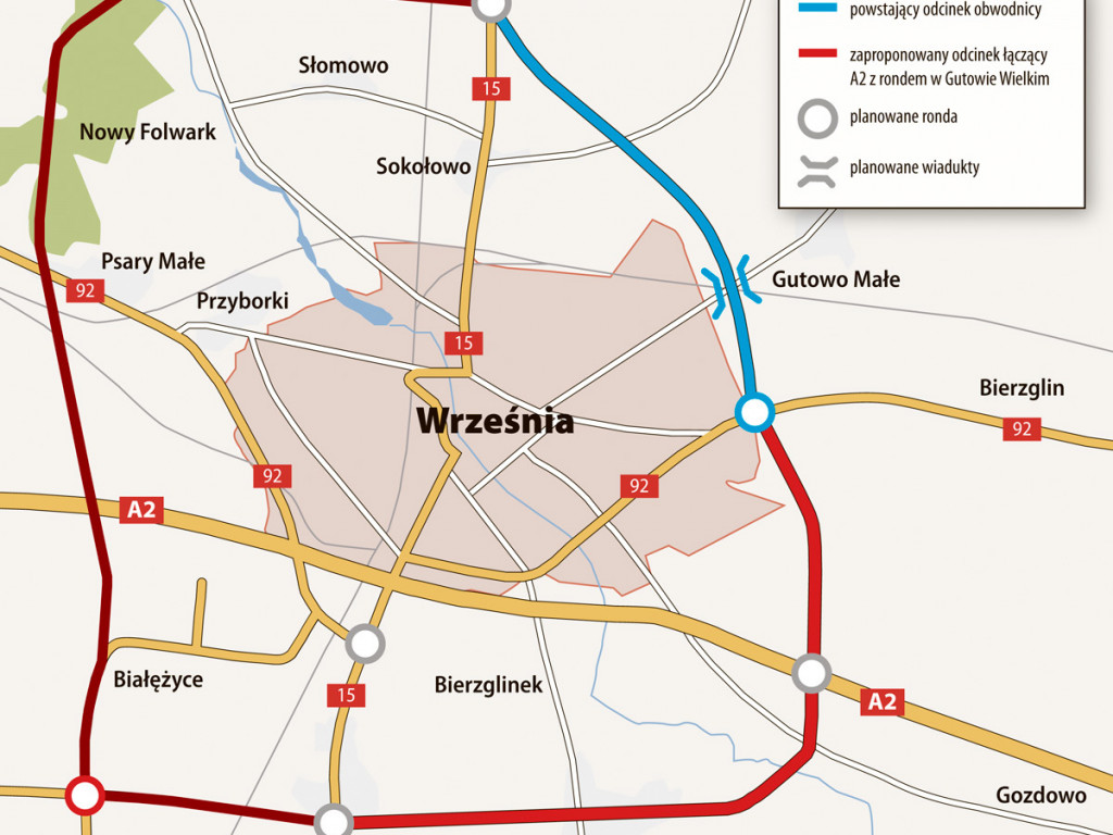Debata o obwodnicy Wrześni bez udziału włodarzy