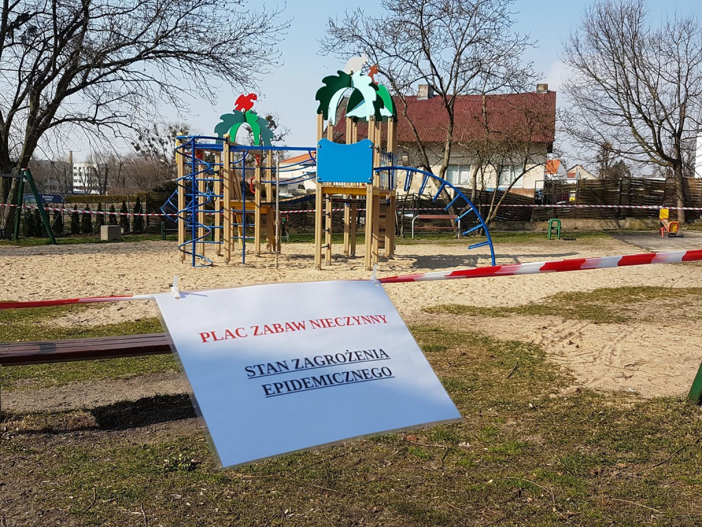 Place zabaw zamknięte z powodu koronawirusa. To dla naszego bezpieczeństwa