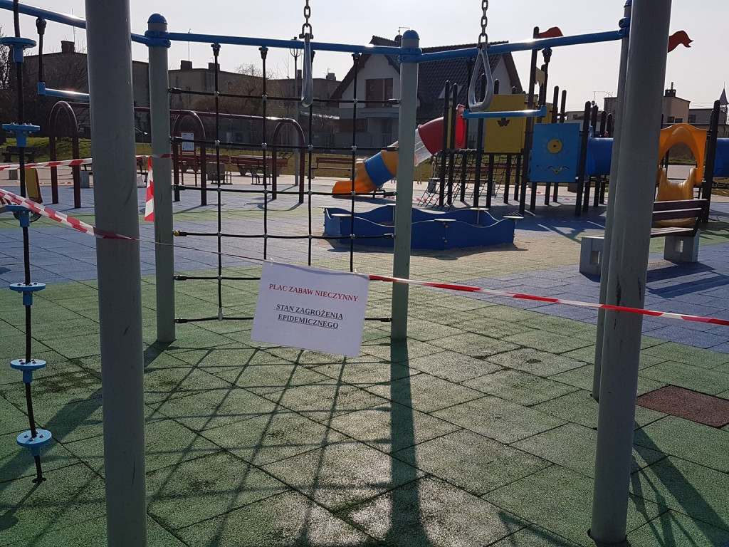Place zabaw zamknięte z powodu koronawirusa. To dla naszego bezpieczeństwa