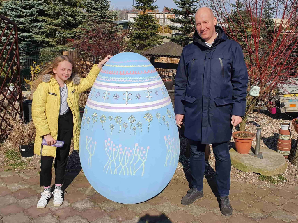 W Miłosławiu pomalowali pisanki w ramach akcji #Zostańwdomu