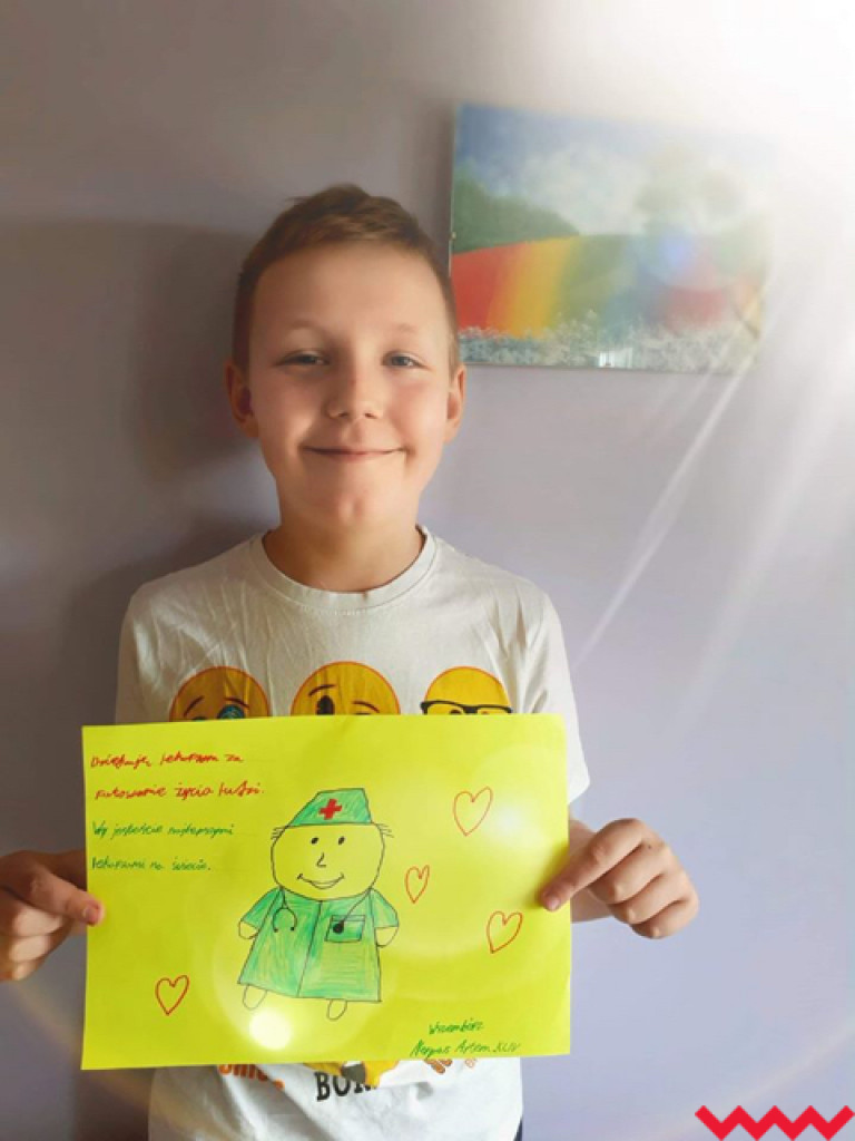 Uczniowie ze Wszemborza dziękują cichym bohaterom ostatnich dni!