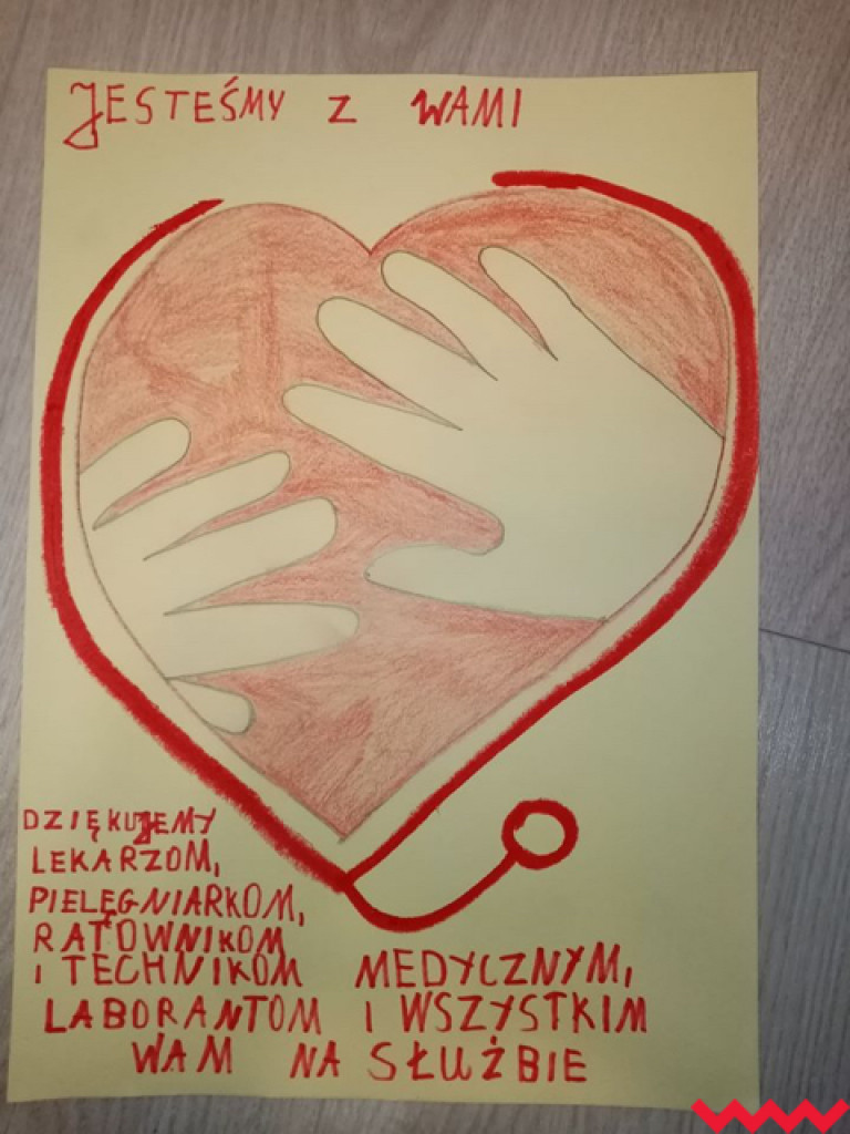 Uczniowie ze Wszemborza dziękują cichym bohaterom ostatnich dni!