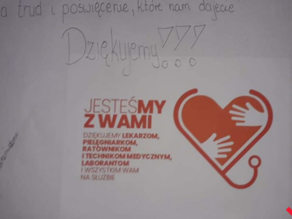 Uczniowie ze Wszemborza dziękują cichym bohaterom ostatnich dni!