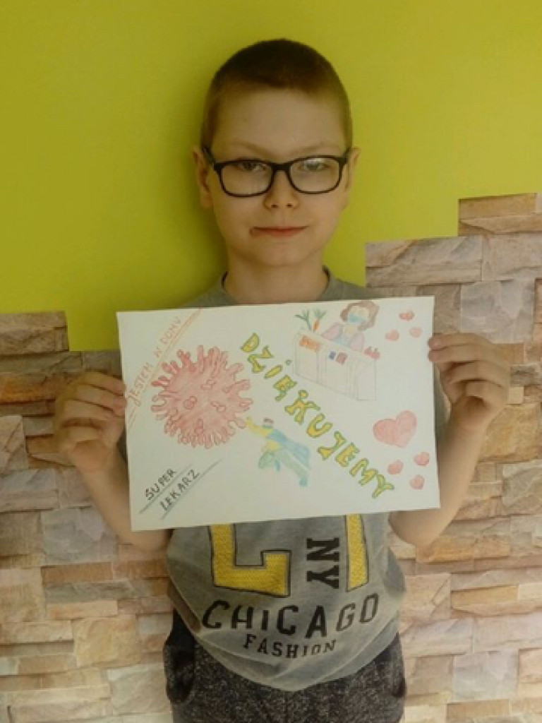 Uczniowie ze Wszemborza dziękują cichym bohaterom ostatnich dni!