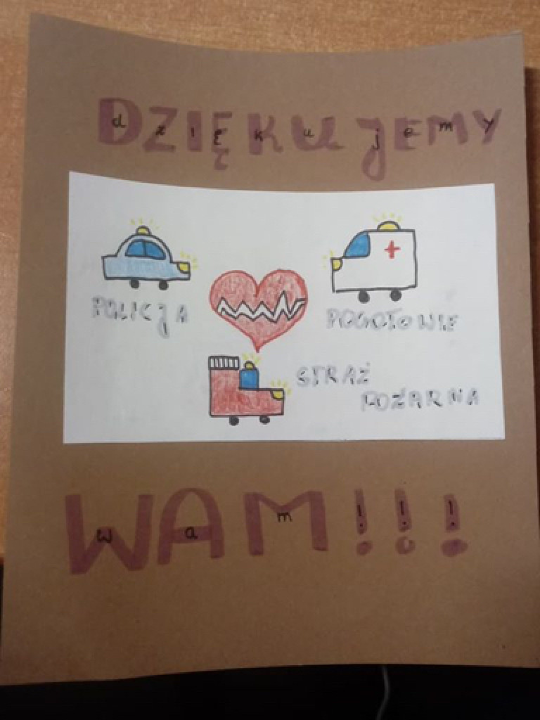 Uczniowie ze Wszemborza dziękują cichym bohaterom ostatnich dni!