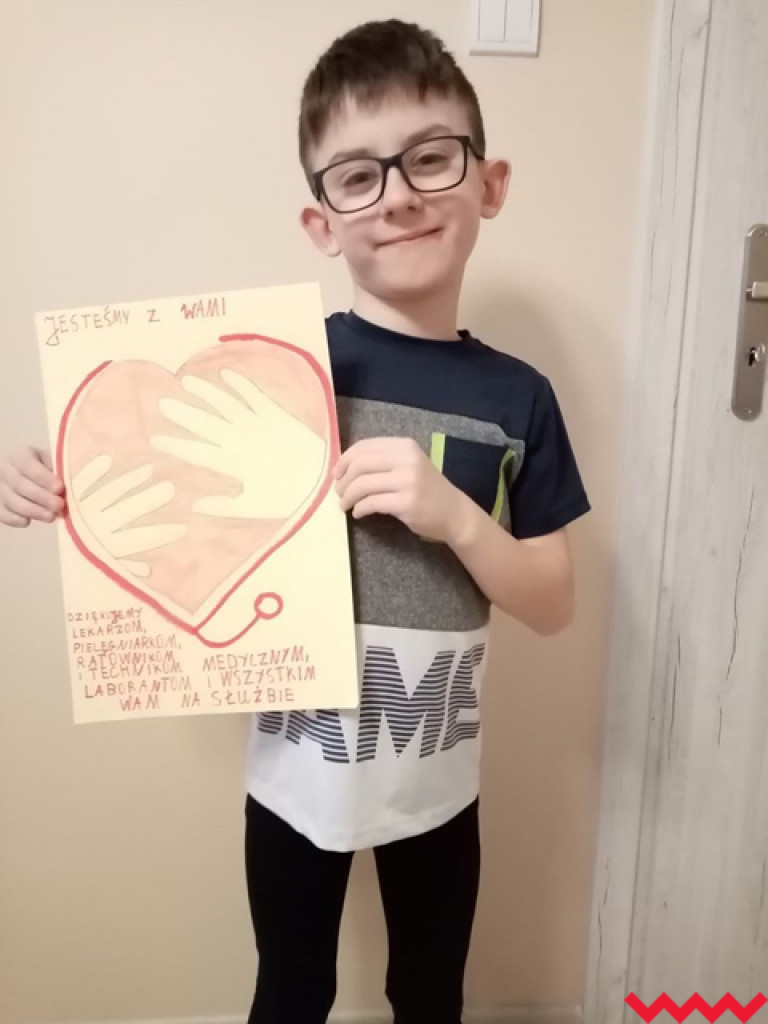 Uczniowie ze Wszemborza dziękują cichym bohaterom ostatnich dni!