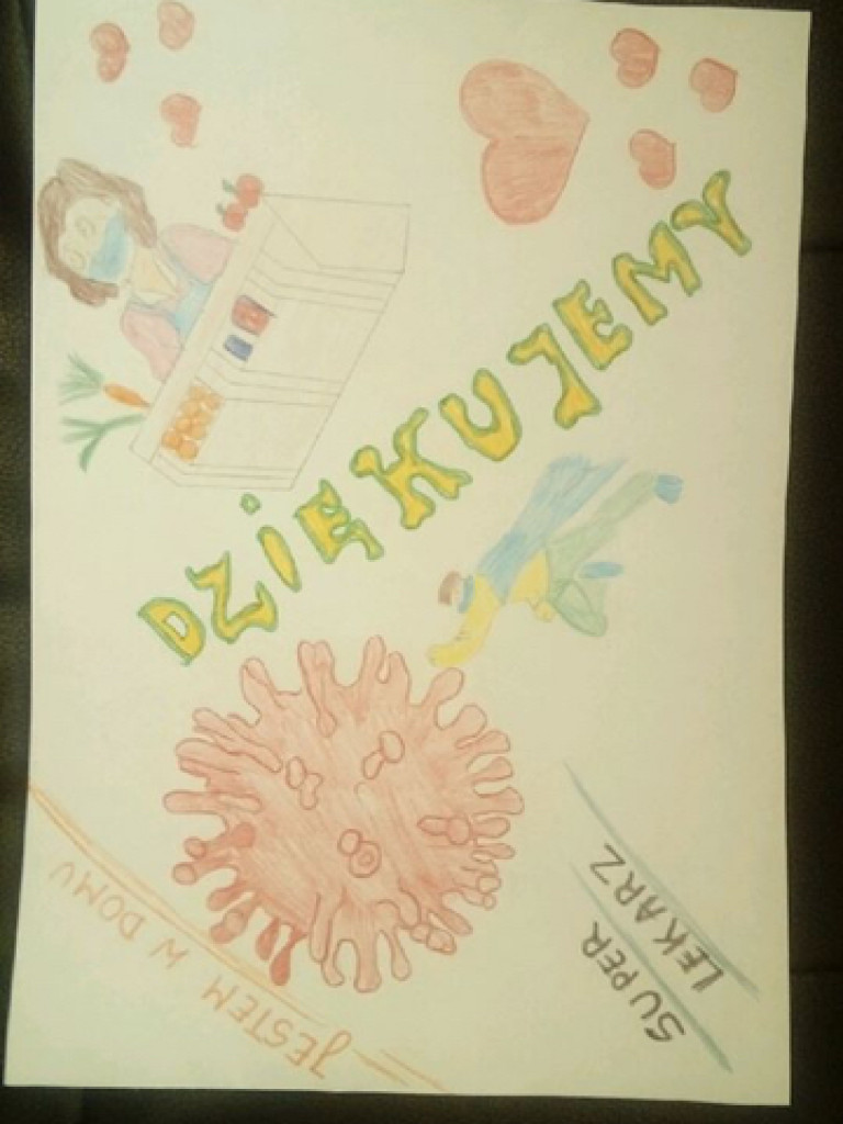 Uczniowie ze Wszemborza dziękują cichym bohaterom ostatnich dni!