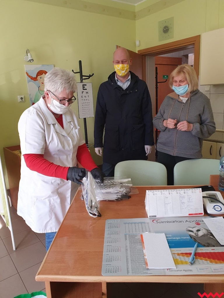 Maseczki ochronne dla mieszkańców gminy Miłosław