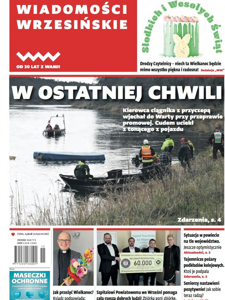 Maseczki ochronne dla mieszkańców gminy Miłosław