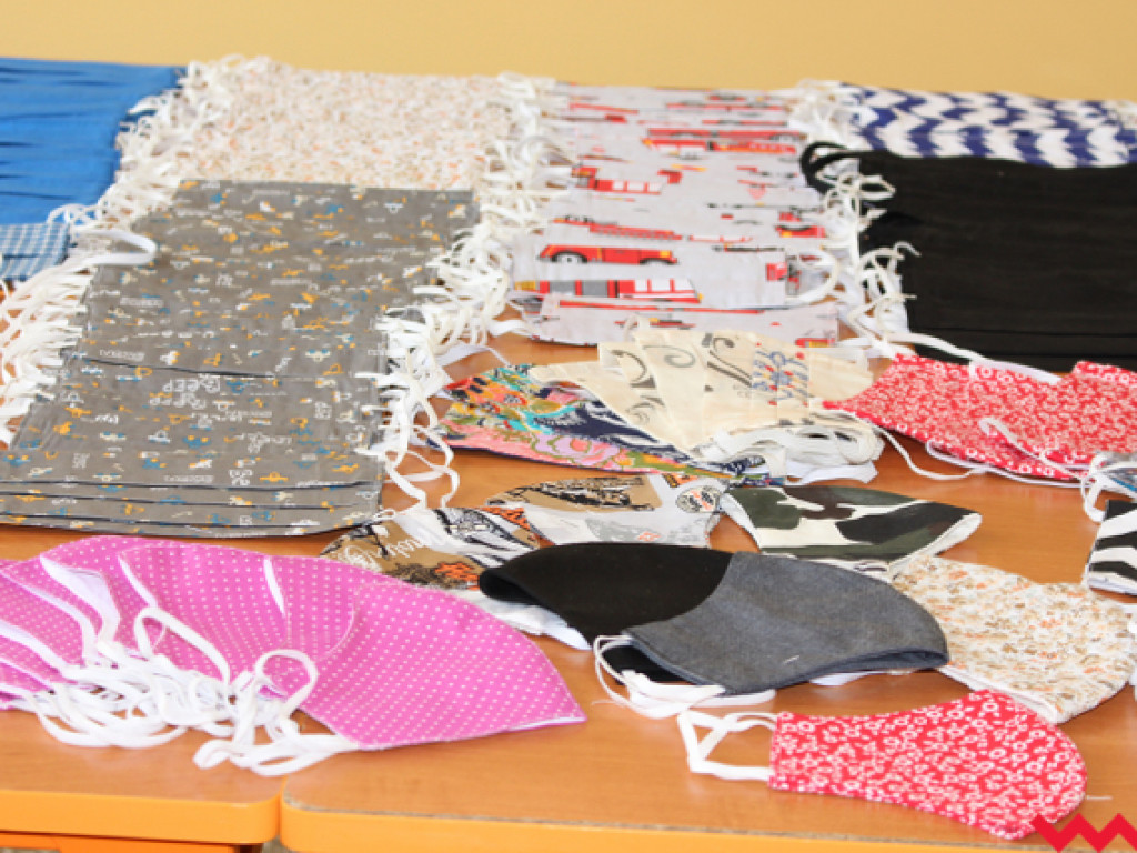 Maseczkowa akcja mieszkańców Bieganowa nabiera rumieńców