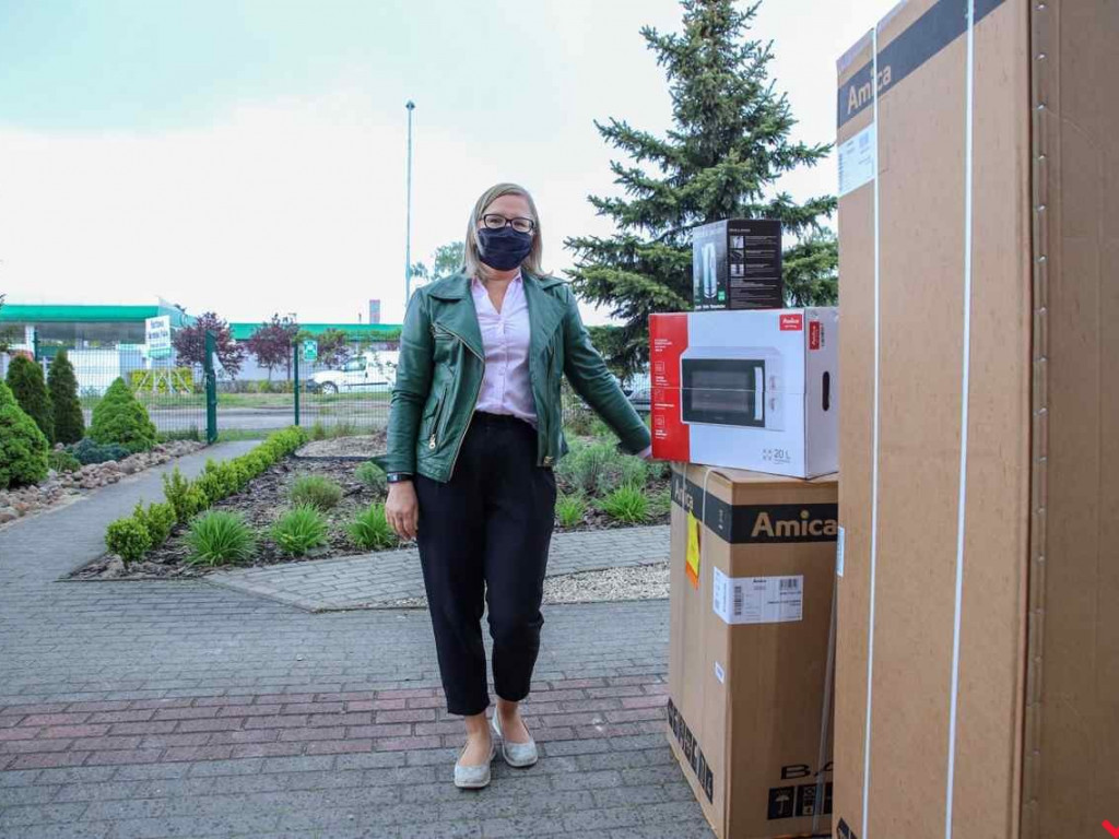 Września była rozświetlona, teraz jest obdarowana. Sprzęt AGD trafił gdzie trzeba