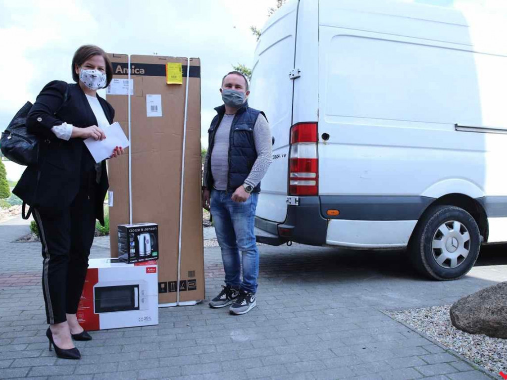 Września była rozświetlona, teraz jest obdarowana. Sprzęt AGD trafił gdzie trzeba