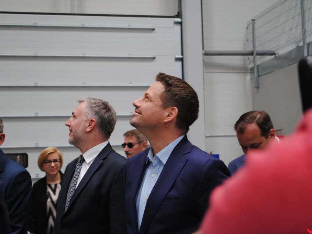 Rafał Trzaskowski, kandydat na prezydenta RP, z wizytą w Chociczy Małej