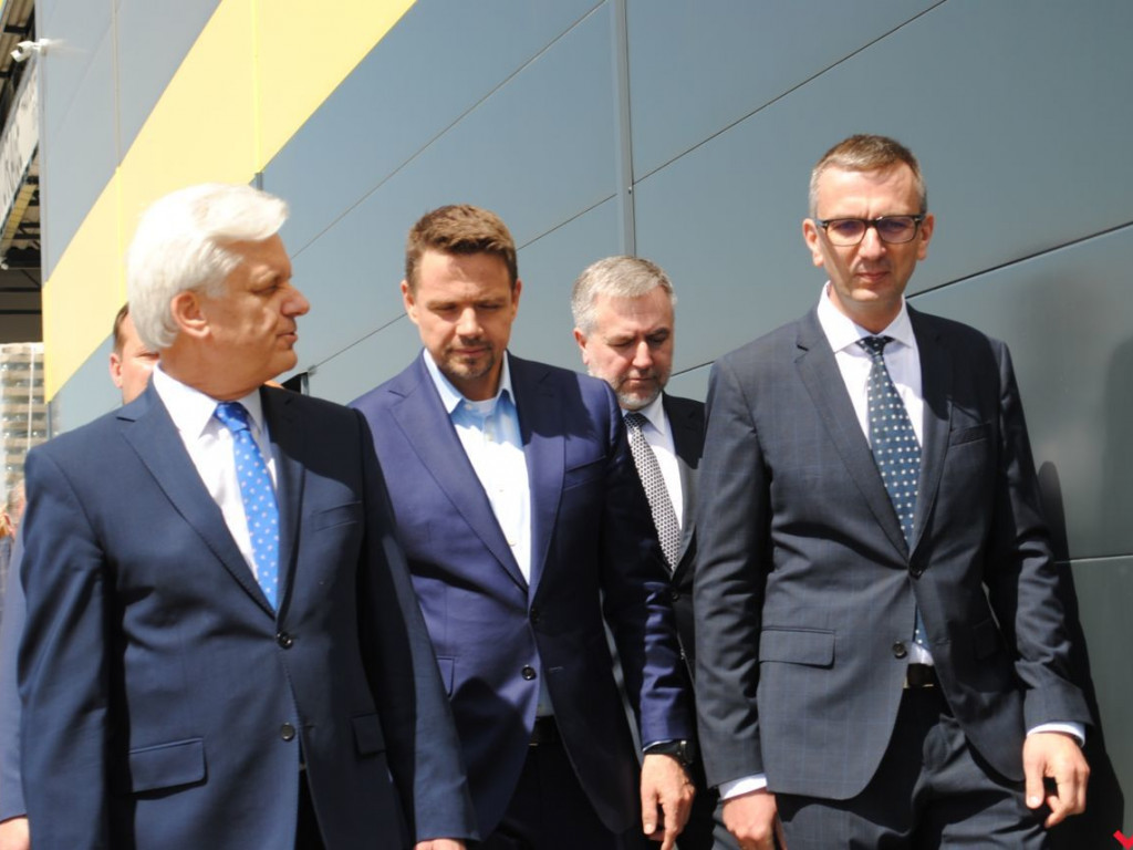 Rafał Trzaskowski, kandydat na prezydenta RP, z wizytą w Chociczy Małej