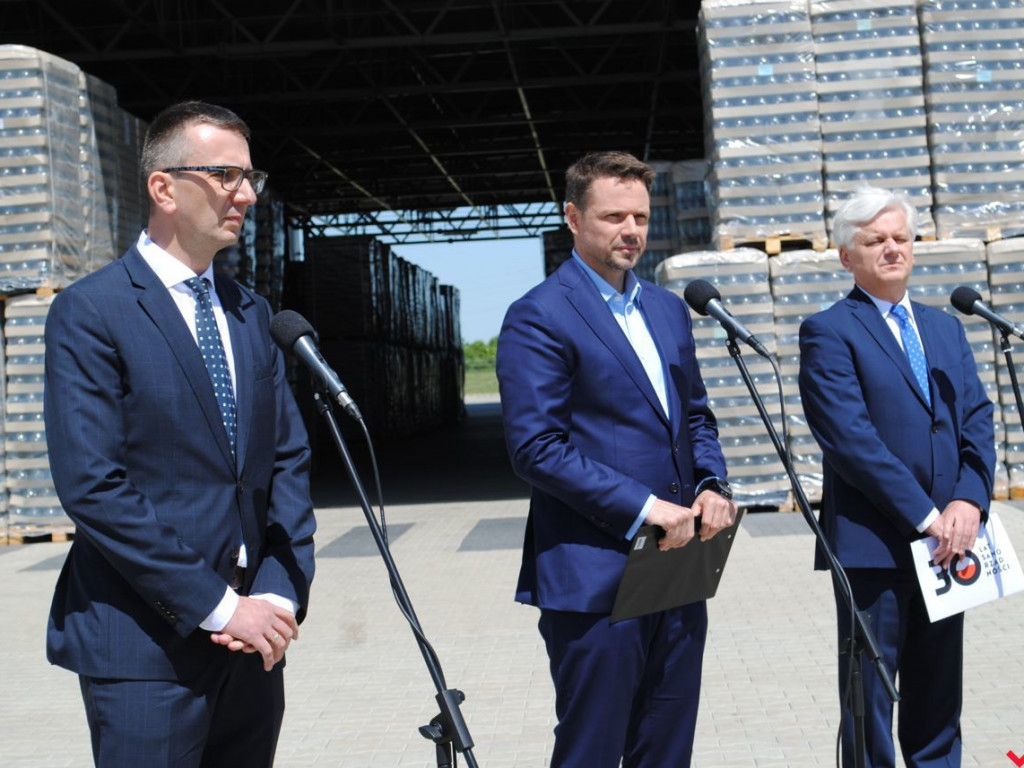 Rafał Trzaskowski, kandydat na prezydenta RP, z wizytą w Chociczy Małej